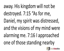 November 24 – Daniel 7 from the Old Testament