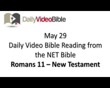 May 29 – Romans 11 from the New Testament
