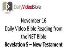 November 16 – Revelation 5 from the New Testament