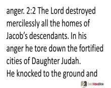 October 22 – Lamentations 2 from the Old Testament